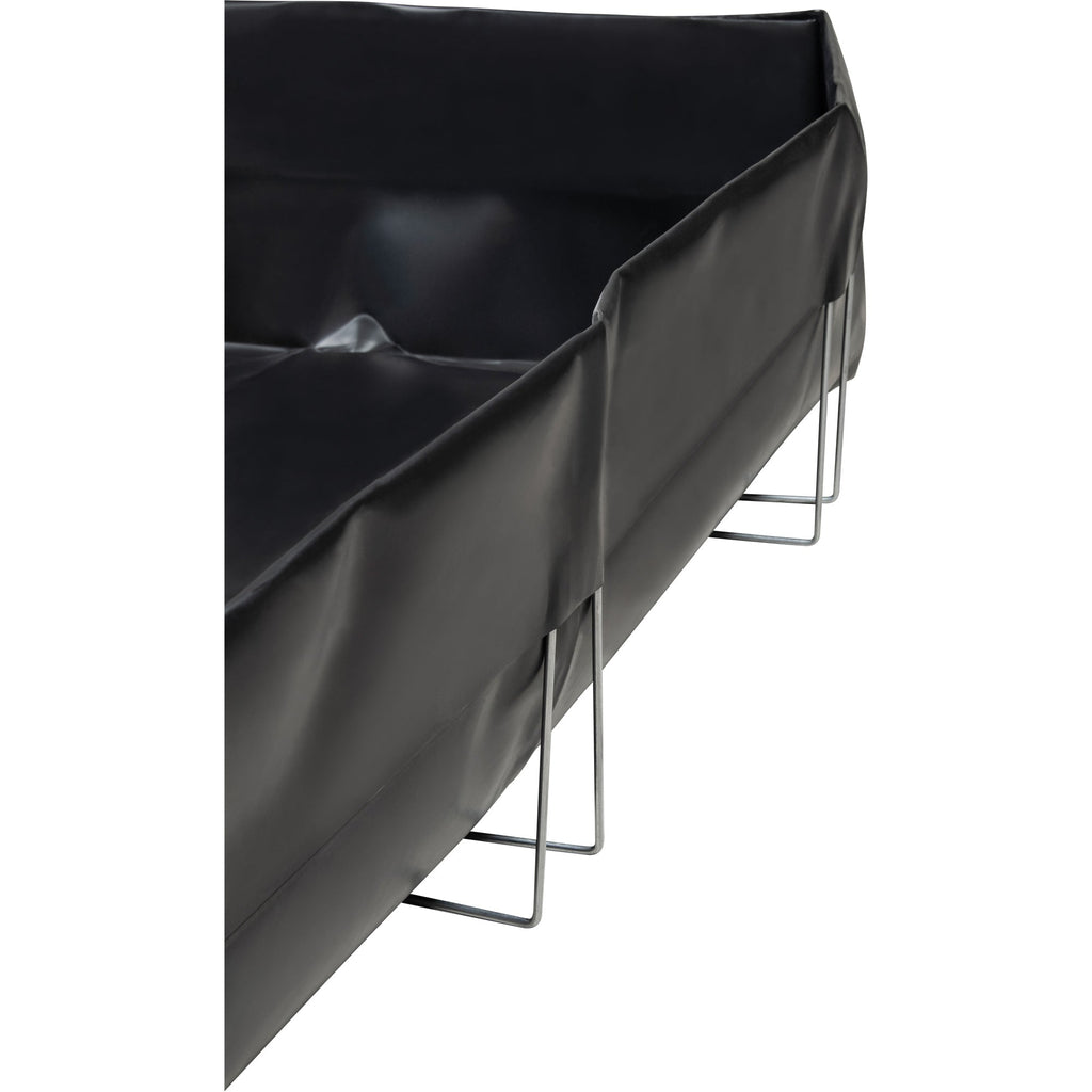 Wire Bracket Berm, 268 US gal. Capacity, 6' W x 6' L x 12" H, L-Bracket