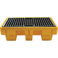 2-Drum Spill Pallet, 61 US gal. Spill Capacity, 51.5" x 36" x 15"