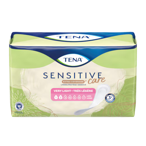 TENA Very Light Female Incontinence Pads Extra coverage 50 count