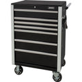 Heavy-Duty Tool Cart, 7 Drawers, 28" W x 22" D x 42-3/8" H, Black