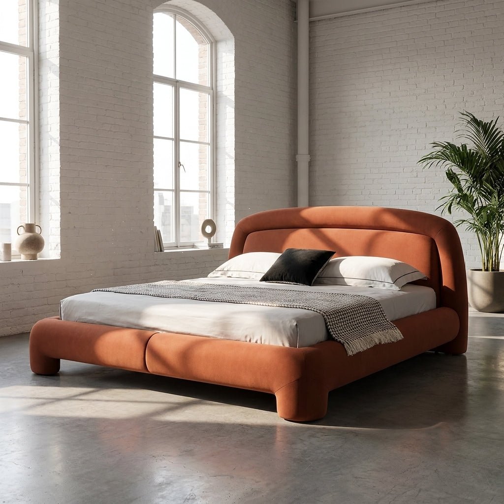 Terracotta King Bed
