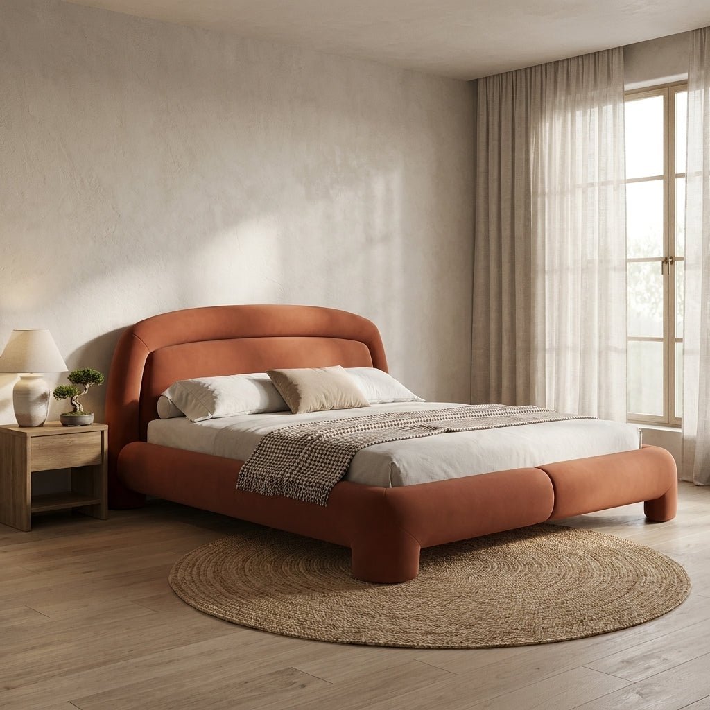 Terracotta King Bed