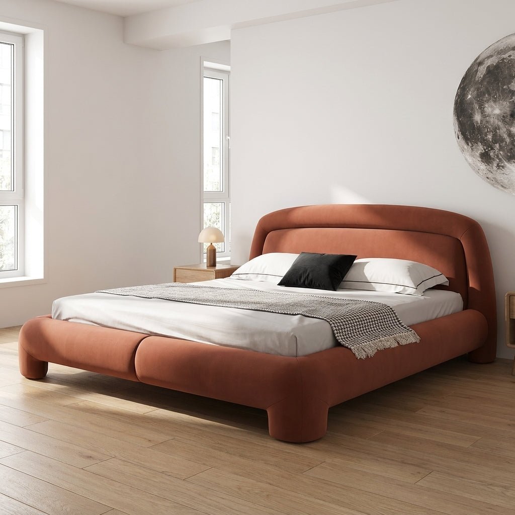Terracotta King Bed