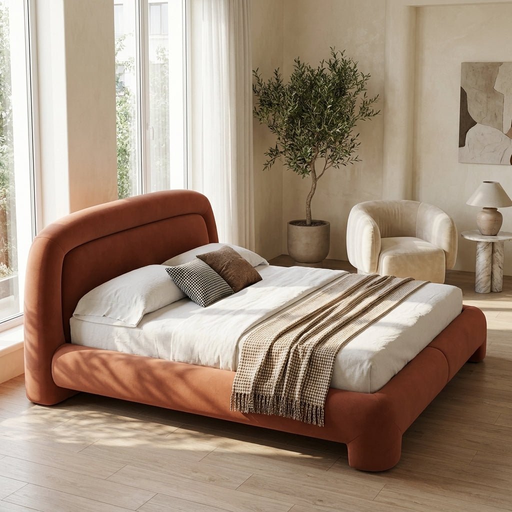Terracotta King Bed
