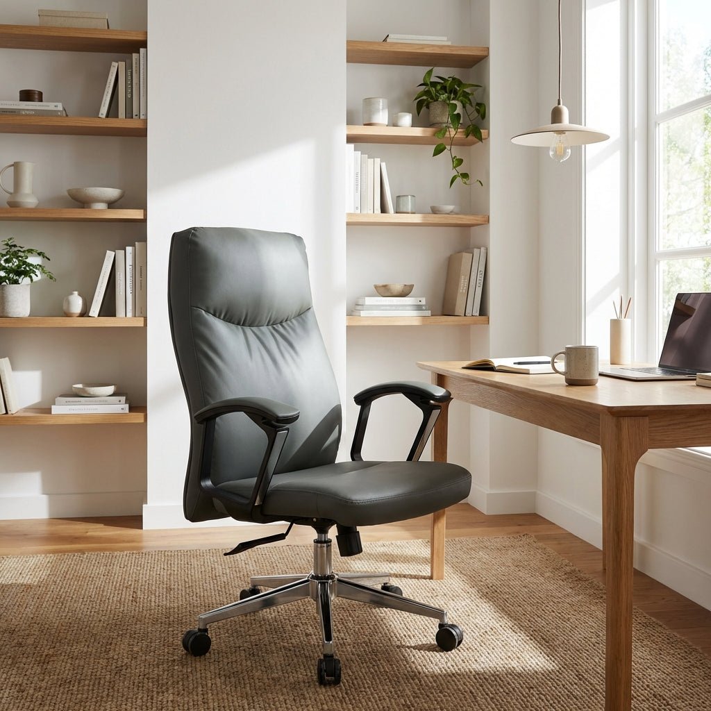 Ljubljana Full-Grain Leather Office Chair