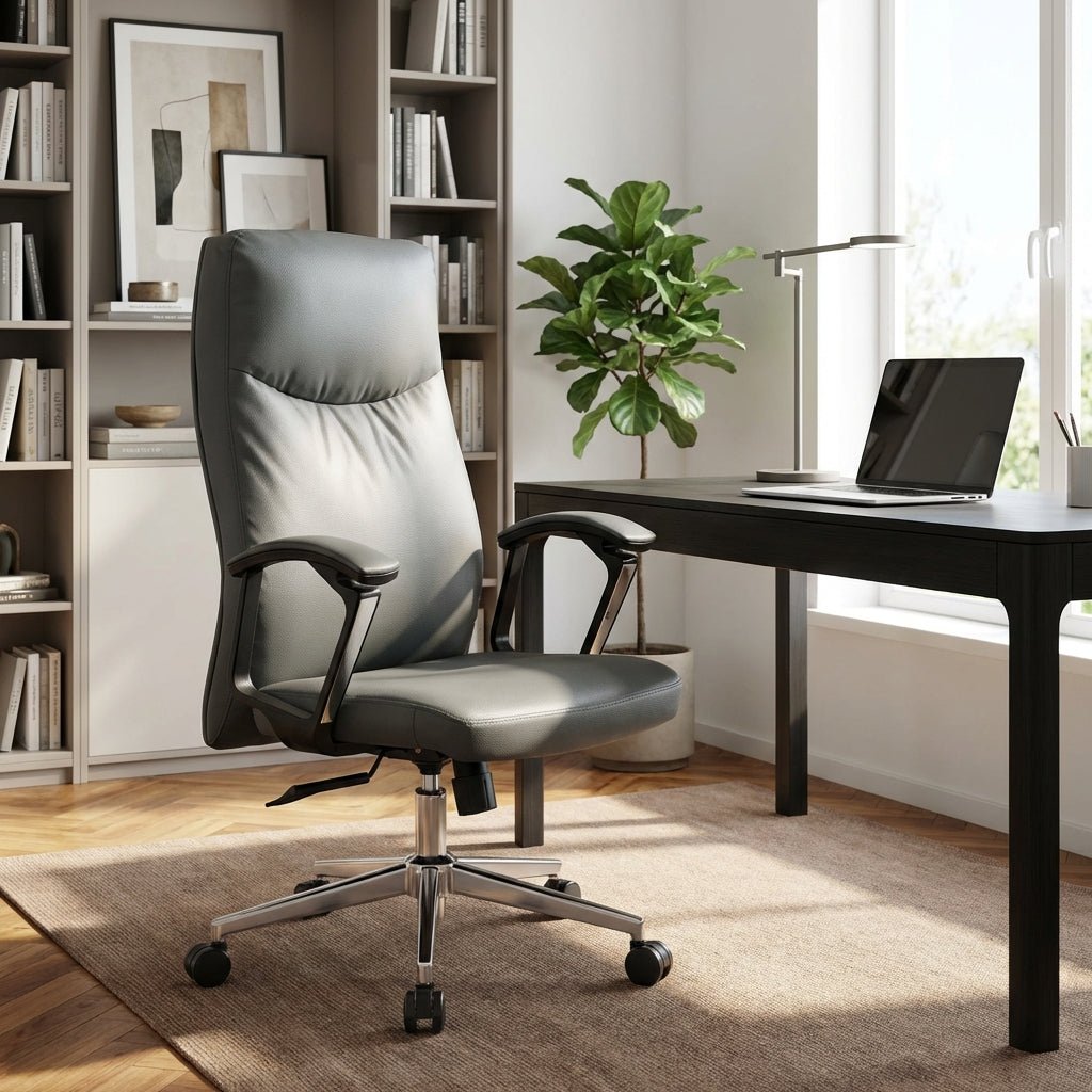 Ljubljana Full-Grain Leather Office Chair