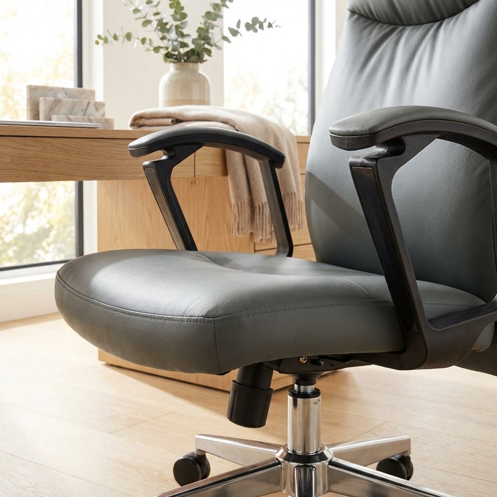Ljubljana Full-Grain Leather Office Chair