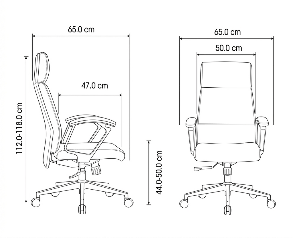 Ljubljana Full-Grain Leather Office Chair