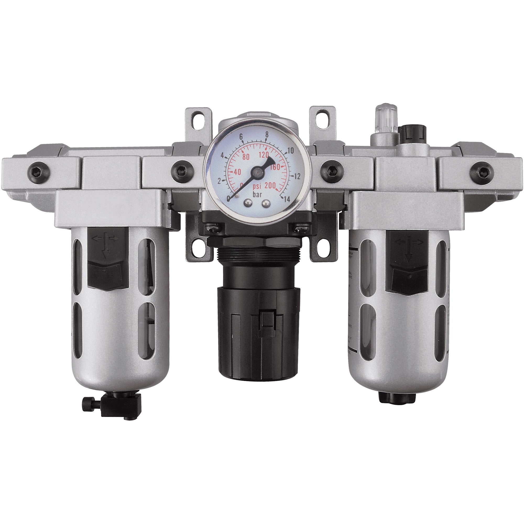Modular Filter, Regulator & Lubricator (Gauge Included), 3/8" NPT