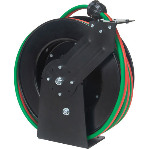 Welding Hose Reel, Welding Gases, 1/4" x 25', Single Hose, 300 psi