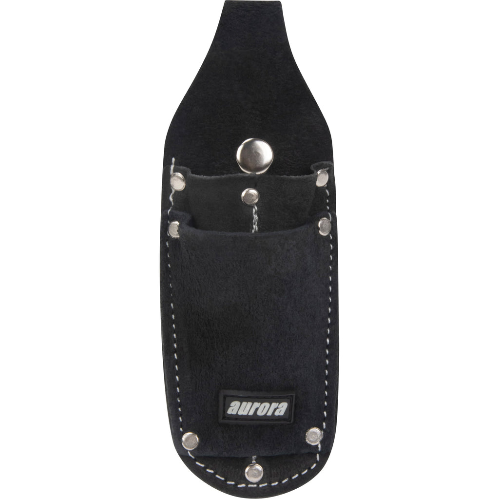 Utility Pouch, Knife Holder, Leather, 3 Pockets