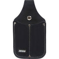 Utility Pouch, Knife Holder, Leather, 3 Pockets