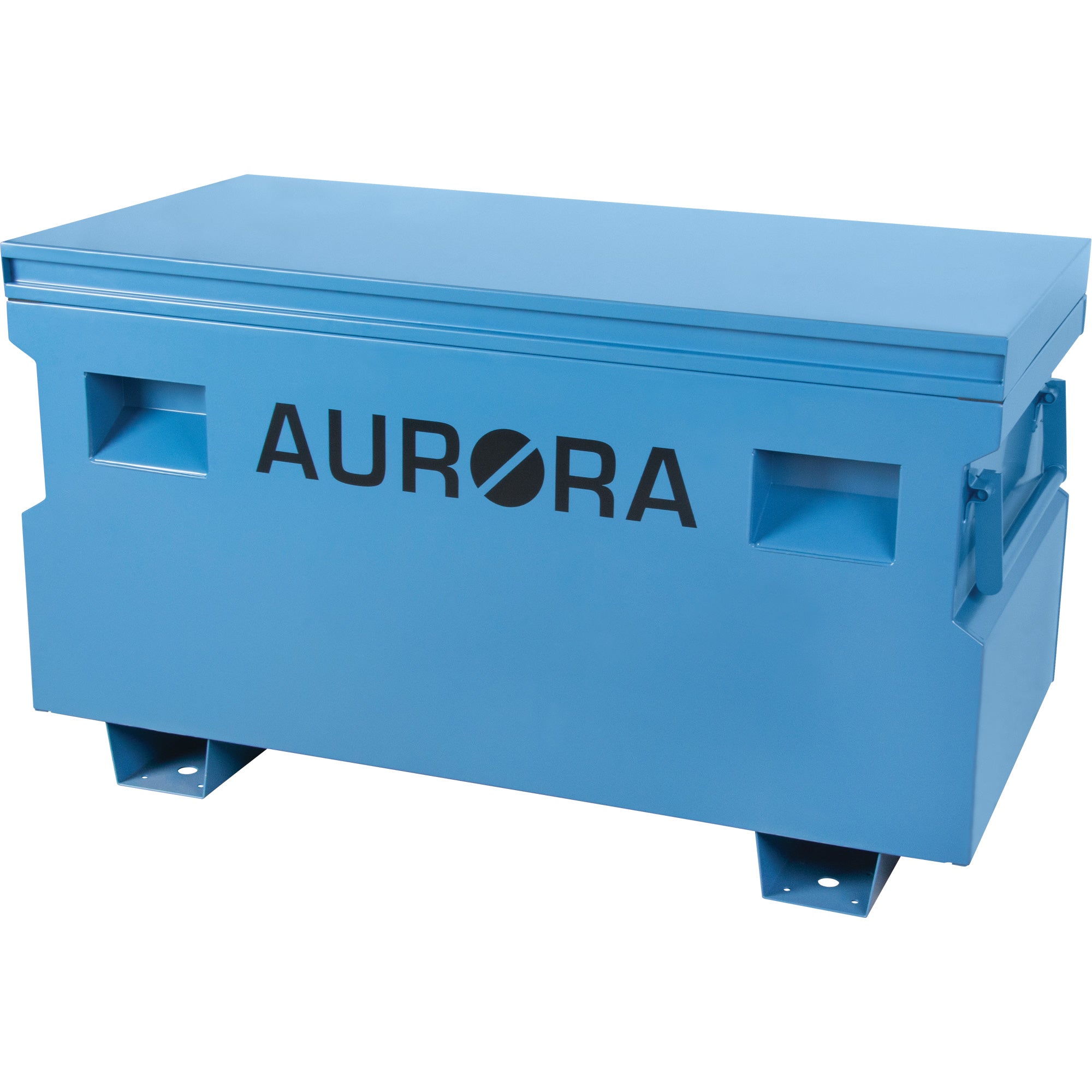 Jobsite Tool Box, 48" x 24" x 27-3/5", Steel, Blue