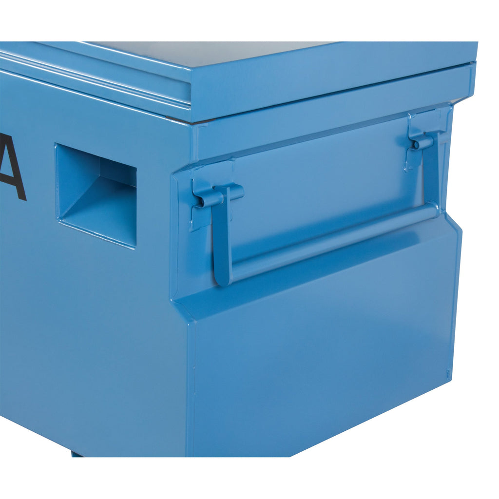Jobsite Tool Box, 60" x 24" x 27-1/2", Steel, Blue